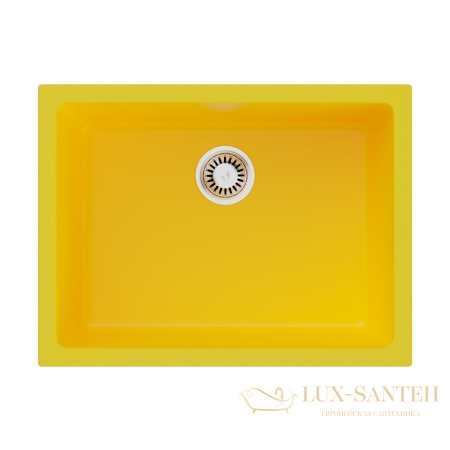 кухонная мойка omoikiri okinoshima 61-u/i-sl 4993134 natceramic, желтый матовый